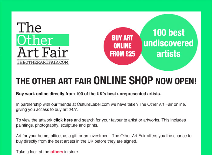 The Other Art Fair Online Shop